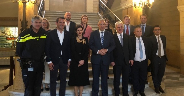 Ministrja e Drejtësisë, znj. Etilda Gjonaj dhe Ministri i Brendshëm, z. Fatmir Xhafaj vizitë pune në Holandë