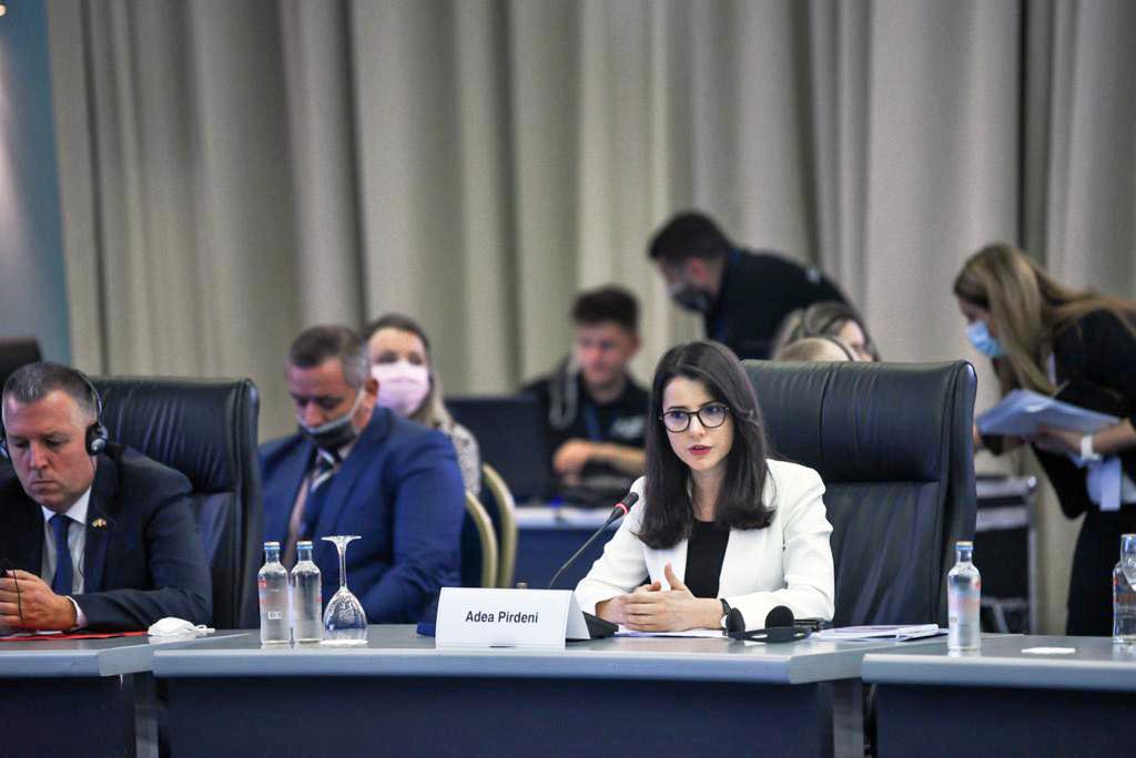 Zv. Ministrja e Drejtësisë, Znj. Adea Pirdeni, nerr pjesë një takim i  nivelit të lartë të përfaqësuesve të vendeve të Ballkanit Perëndimor, për  të miratuar Udhërrëfyesin Rajonal me temë “Antikorrupsioni dhe Financimet